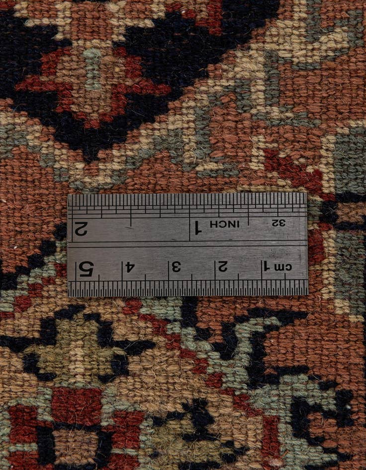 Detail image of 4' 3 x 6'  Hand Knotted Bokhara Oriental Wool Rug