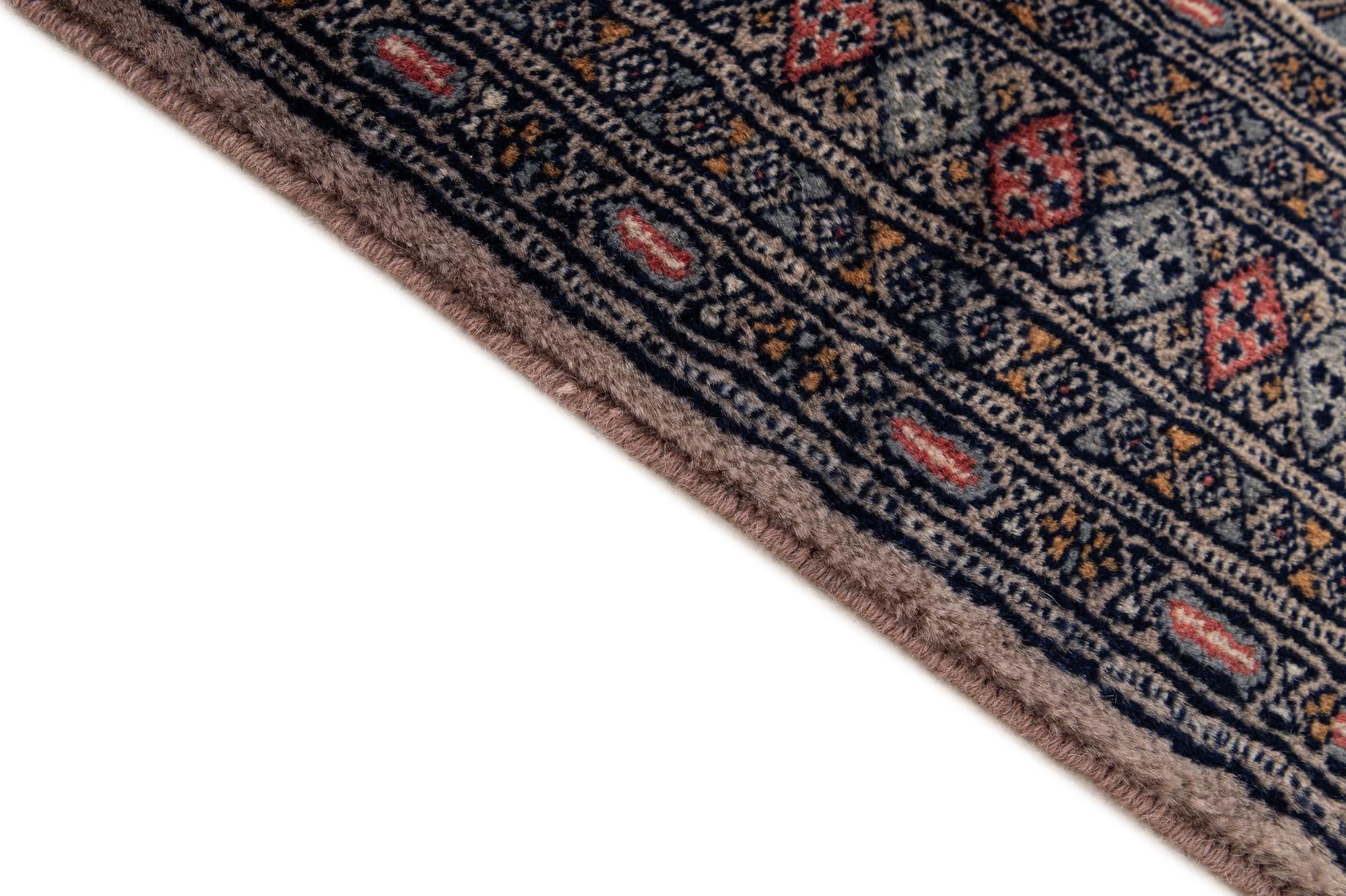 4' 3 x 6' 6 Hand Knotted Bokhara Oriental Wool Rug