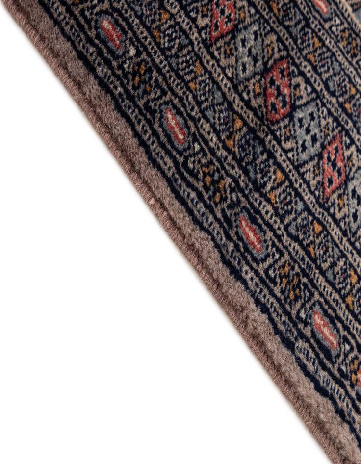 Detail image of 4' 3 x 6' 6  Hand Knotted Bokhara Oriental Wool Rug