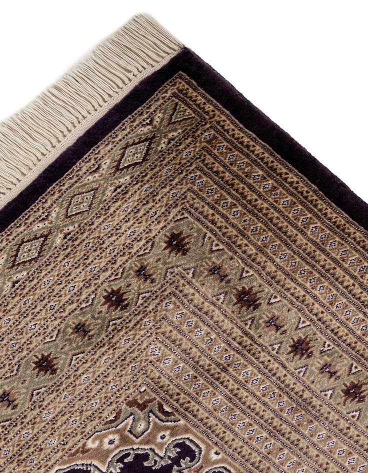 Detail image of 8' 5 x 10' 3  Hand Knotted Bokhara Oriental Rug