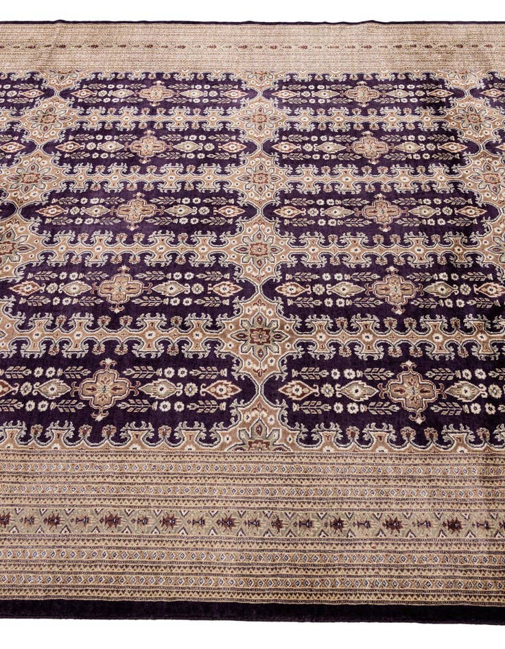 Detail image of 8' 5 x 10' 3 Hand Knotted Bokhara Oriental Rug
