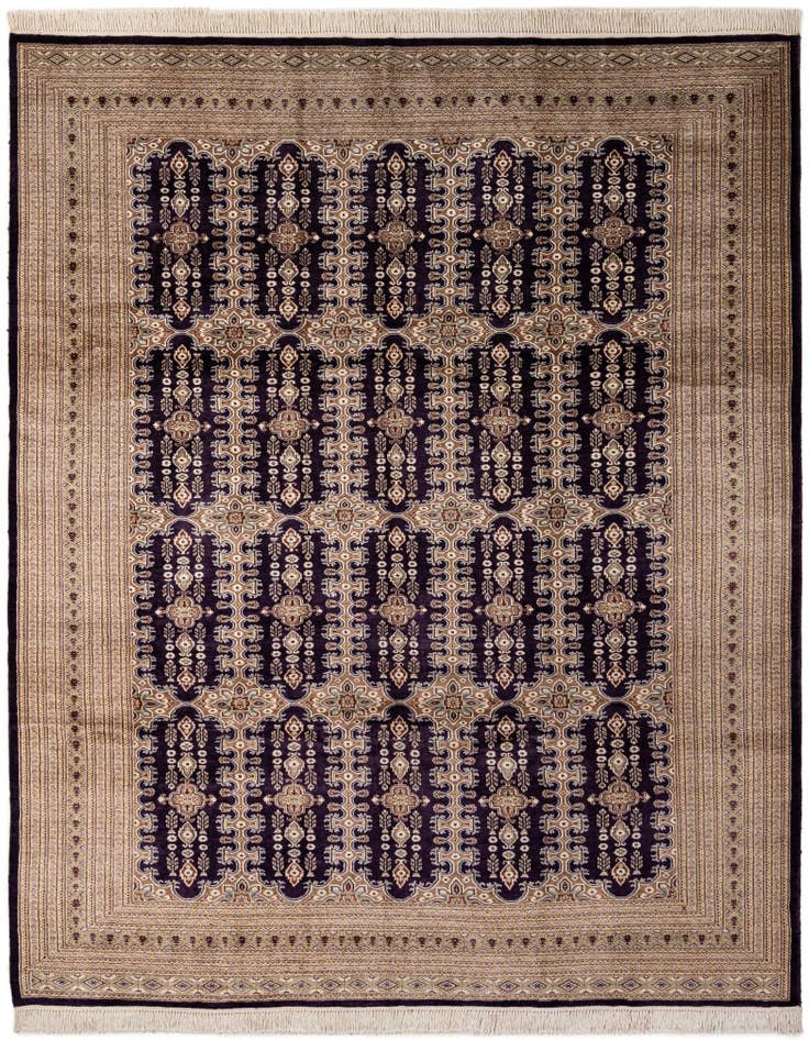 Detail image of 8' 5 x 10' 3 Hand Knotted Bokhara Oriental Rug
