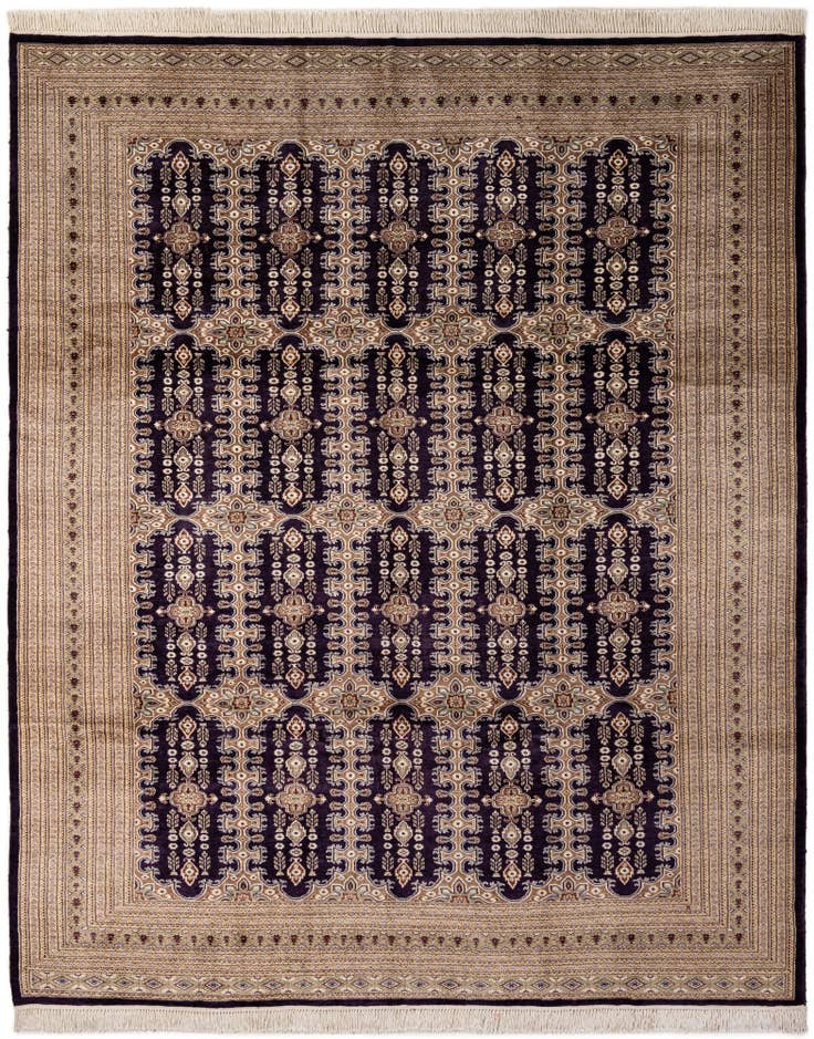 Detail image of 8' 5 x 10' 3 Hand Knotted Bokhara Oriental Rug