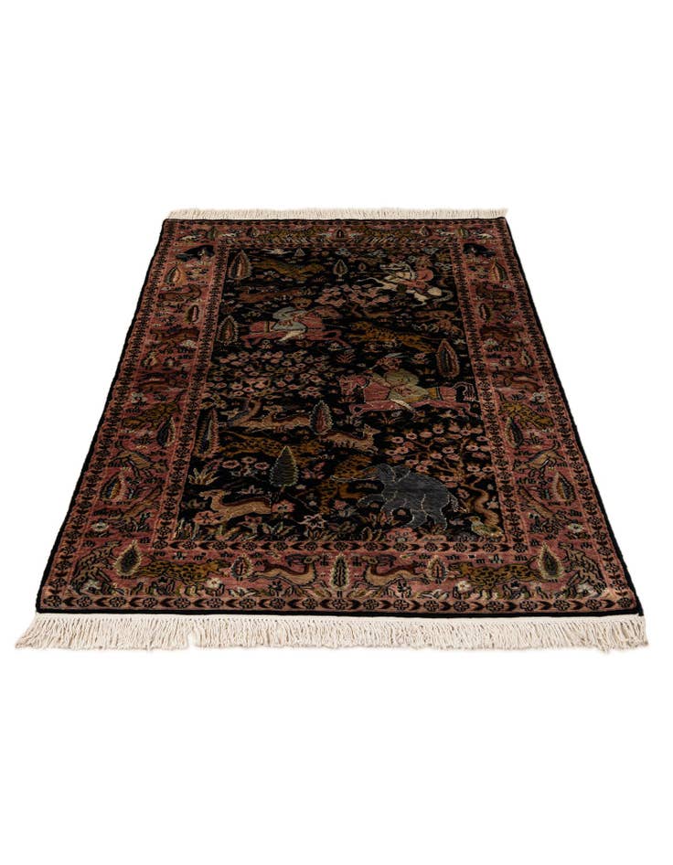 Detail image of 3' 3 x 5' 4 Hand Knotted Bokhara Oriental Rug