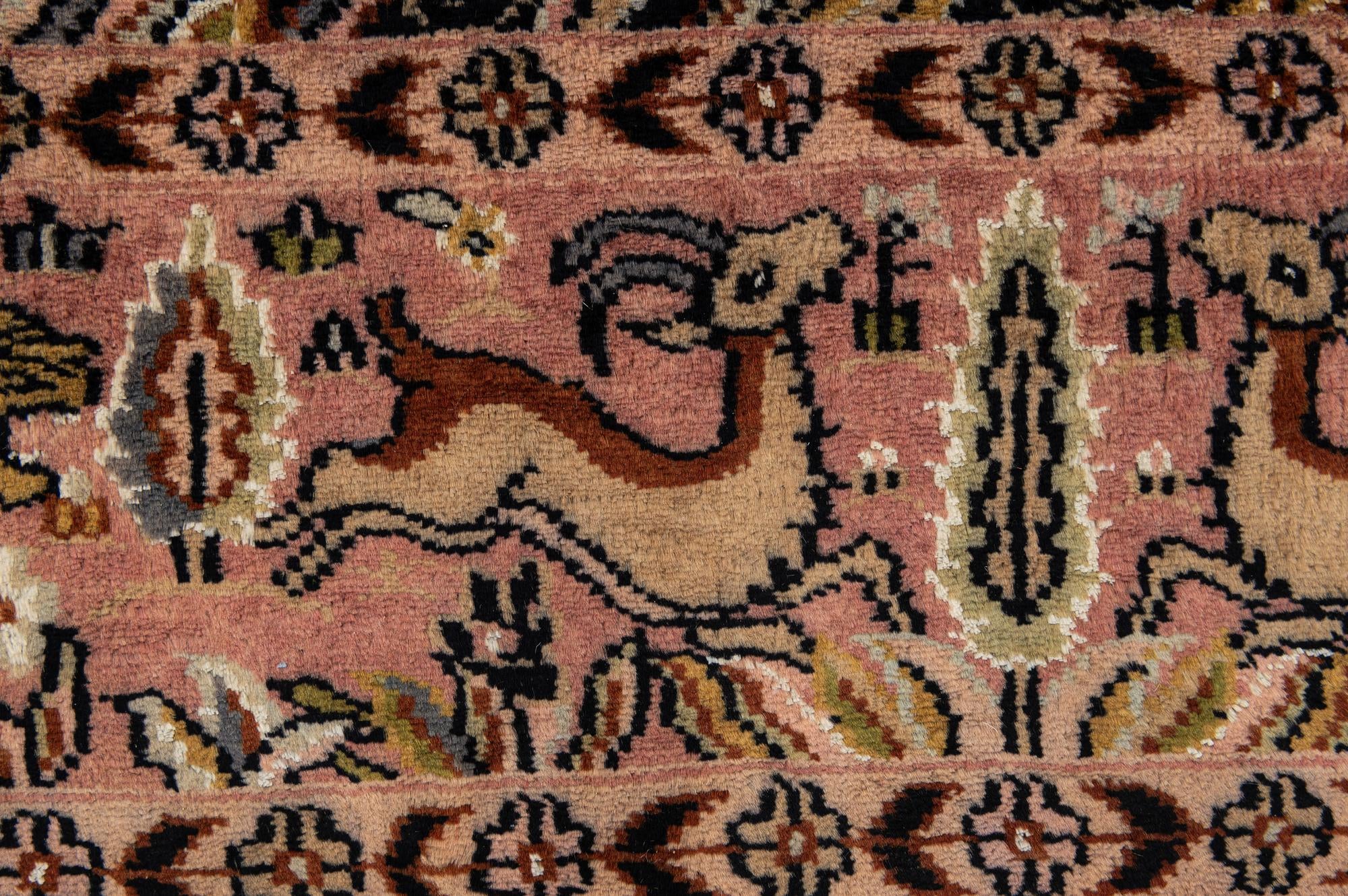 3' 3 x 5' 4 Hand Knotted Bokhara Oriental Rug