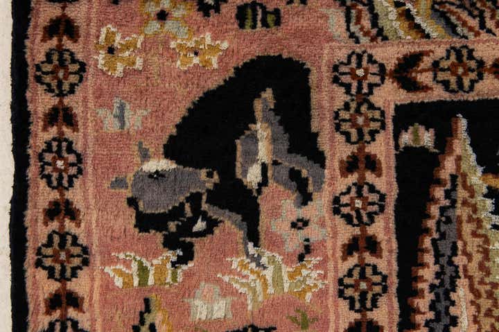 3' 3 x 5' 4 Hand Knotted Bokhara Oriental Rug