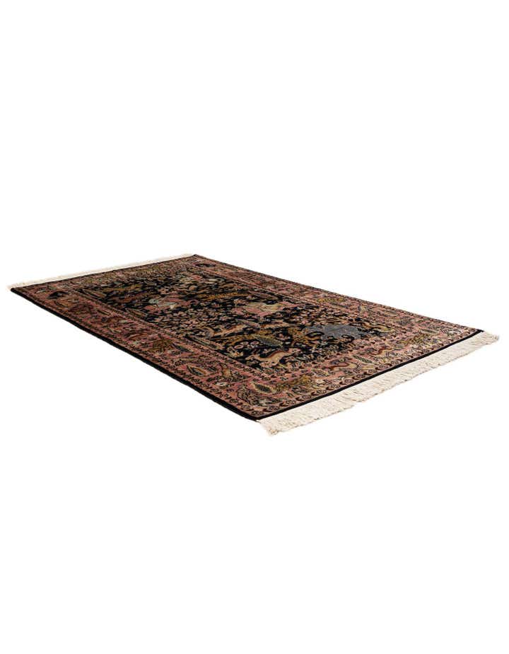 3' 3 x 5' 4 Hand Knotted Bokhara Oriental Rug