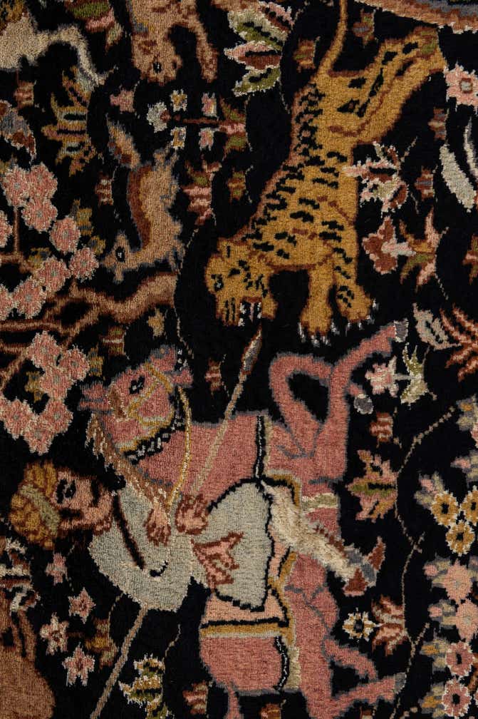 3' 3 x 5' 4 Hand Knotted Bokhara Oriental Rug