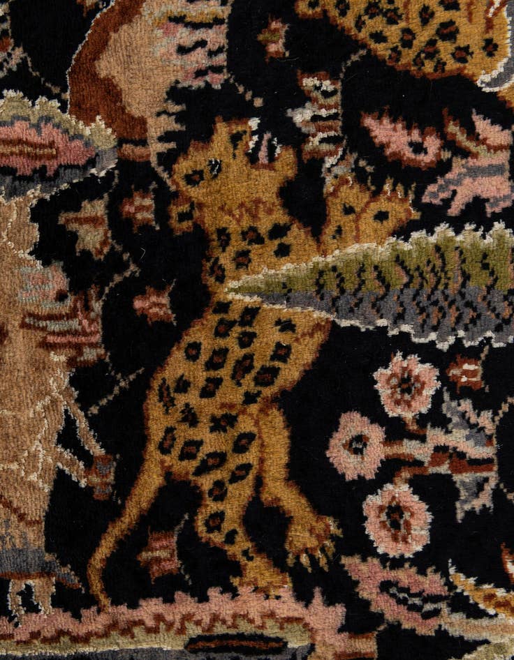 Detail image of 3' 3 x 5' 4  Hand Knotted Bokhara Oriental Rug
