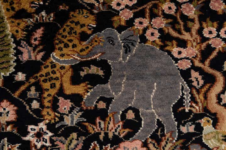 3' 3 x 5' 4 Hand Knotted Bokhara Oriental Rug