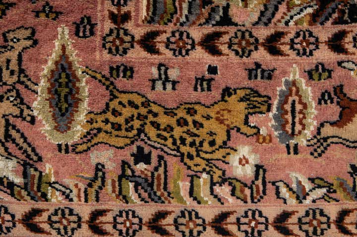 3' 3 x 5' 4 Hand Knotted Bokhara Oriental Rug