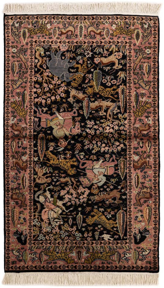 Detail image of 3' 3 x 5' 4 Hand Knotted Bokhara Oriental Rug