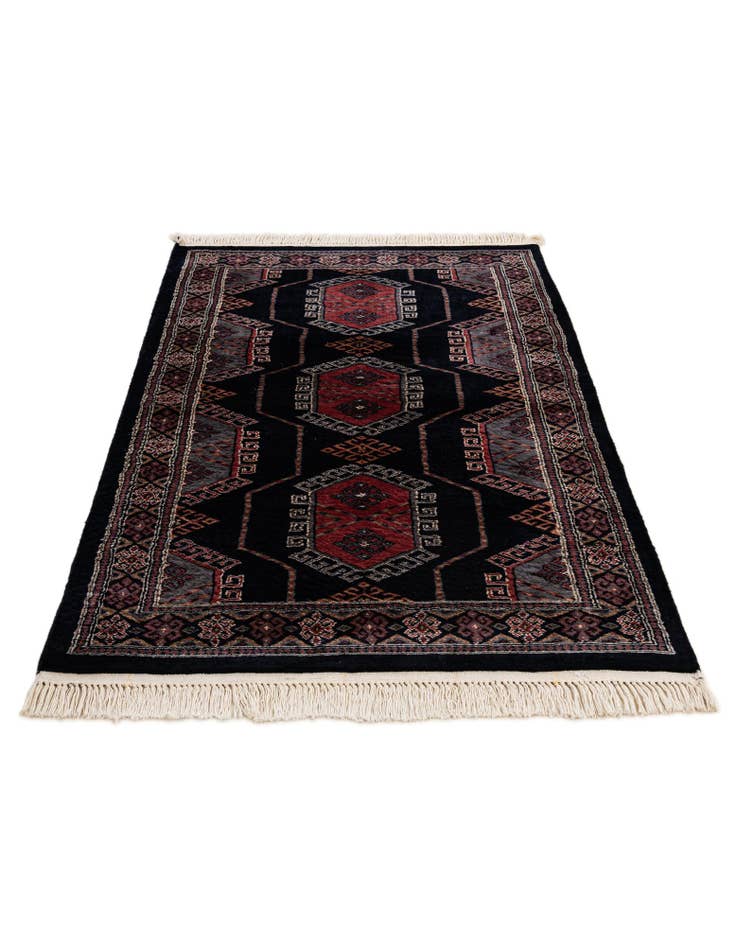 Detail image of 3' 2 x 5' 3 Hand Knotted Bokhara Oriental Rug