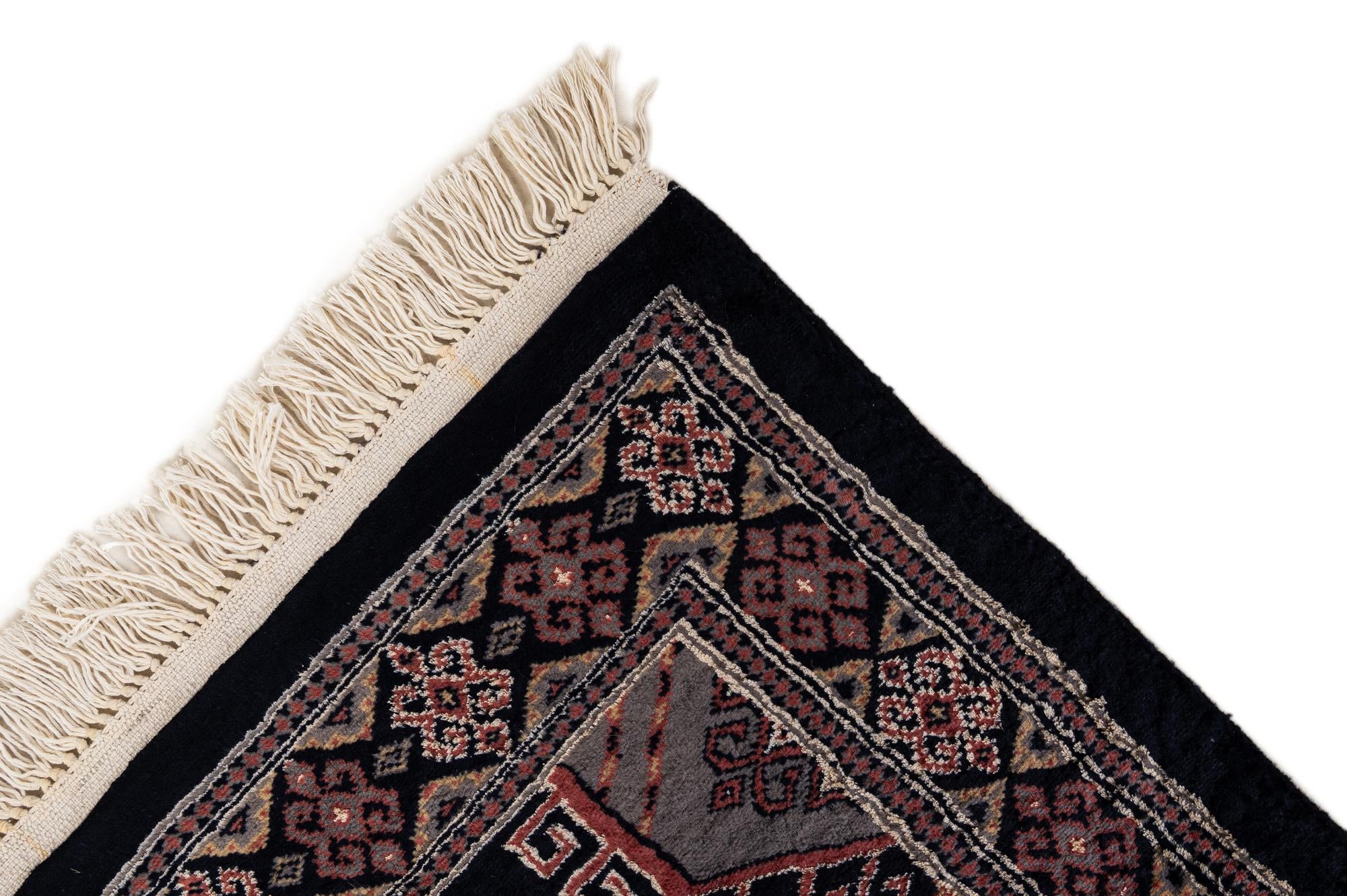 3' 2 x 5' 3 Hand Knotted Bokhara Oriental Rug