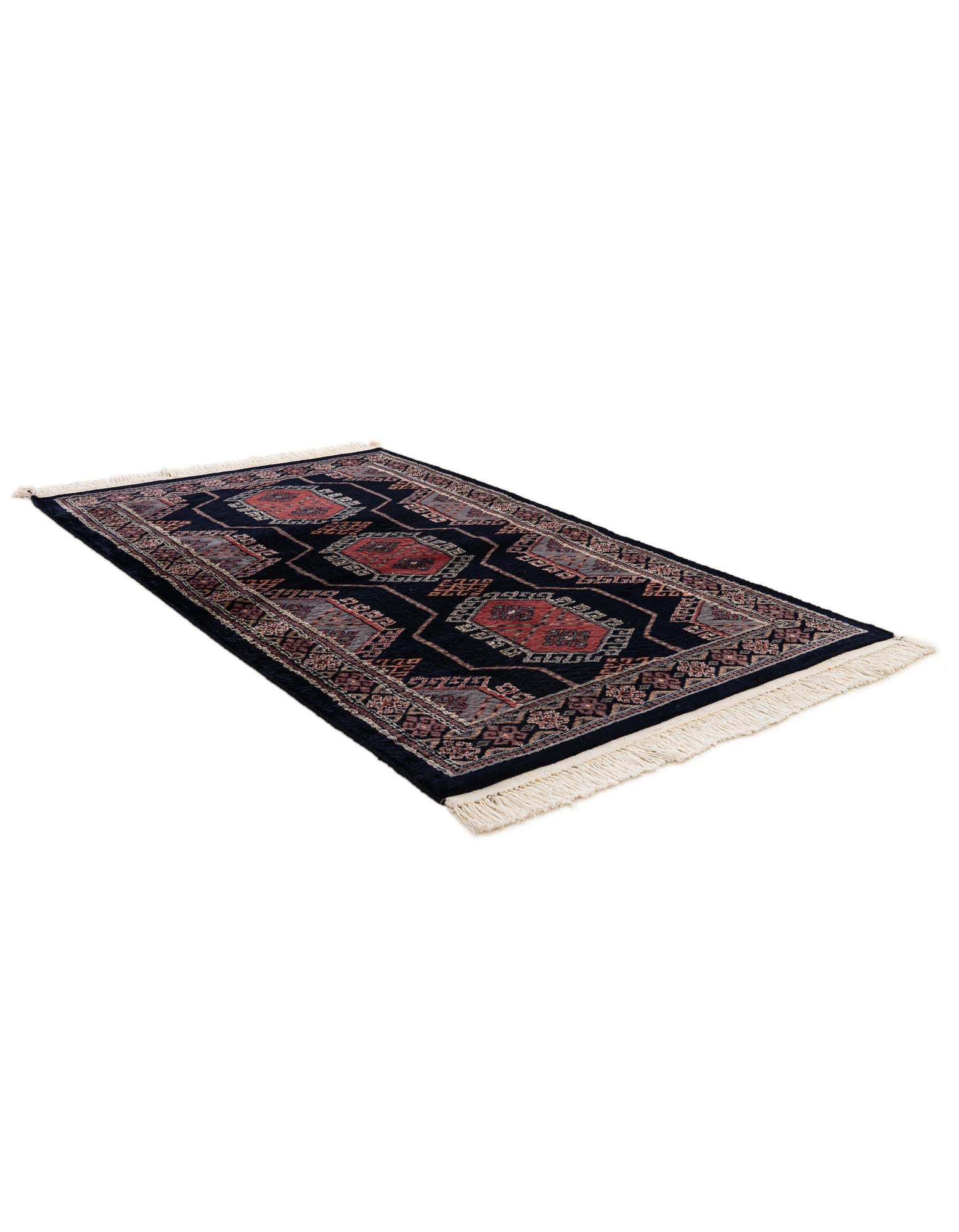 3' 2 x 5' 3 Hand Knotted Bokhara Oriental Rug