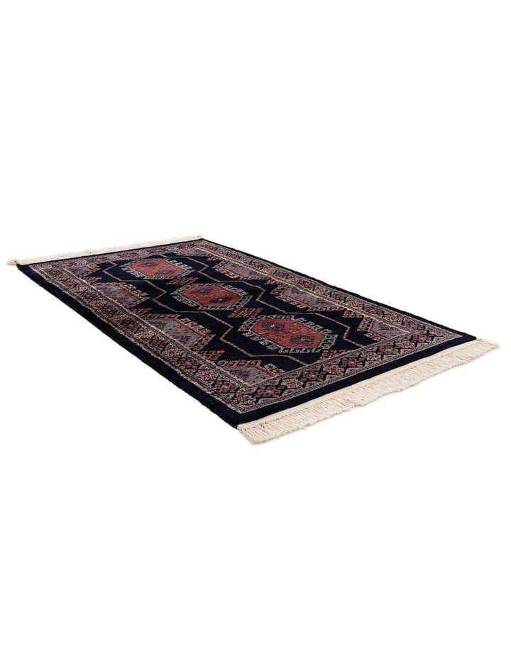 3' 2 x 5' 3 Hand Knotted Bokhara Oriental Rug
