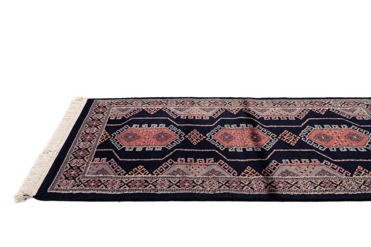 Detail image of 3' 2 x 5' 3 Hand Knotted Bokhara Oriental Rug