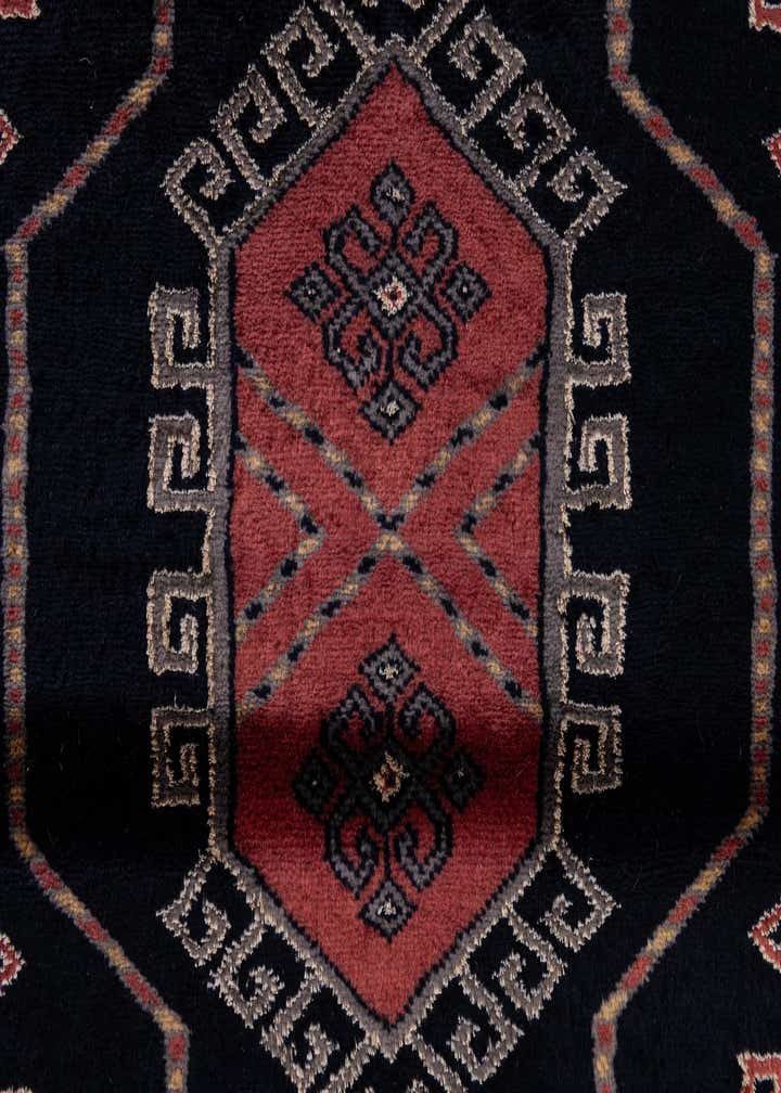3' 2 x 5' 3 Hand Knotted Bokhara Oriental Rug