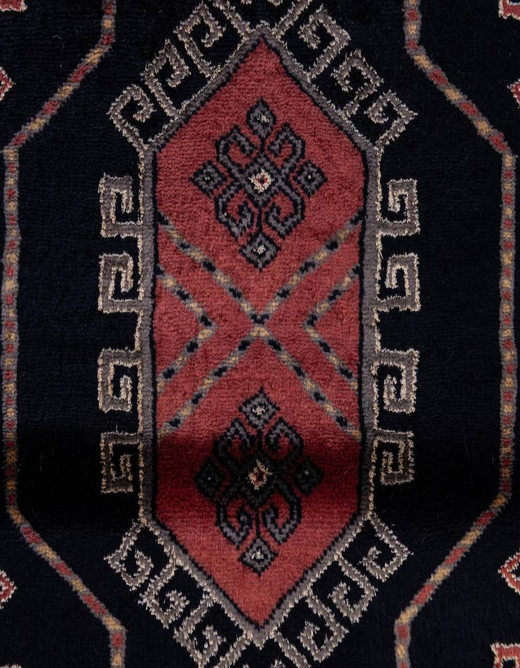 Detail image of 3' 2 x 5' 3  Hand Knotted Bokhara Oriental Rug