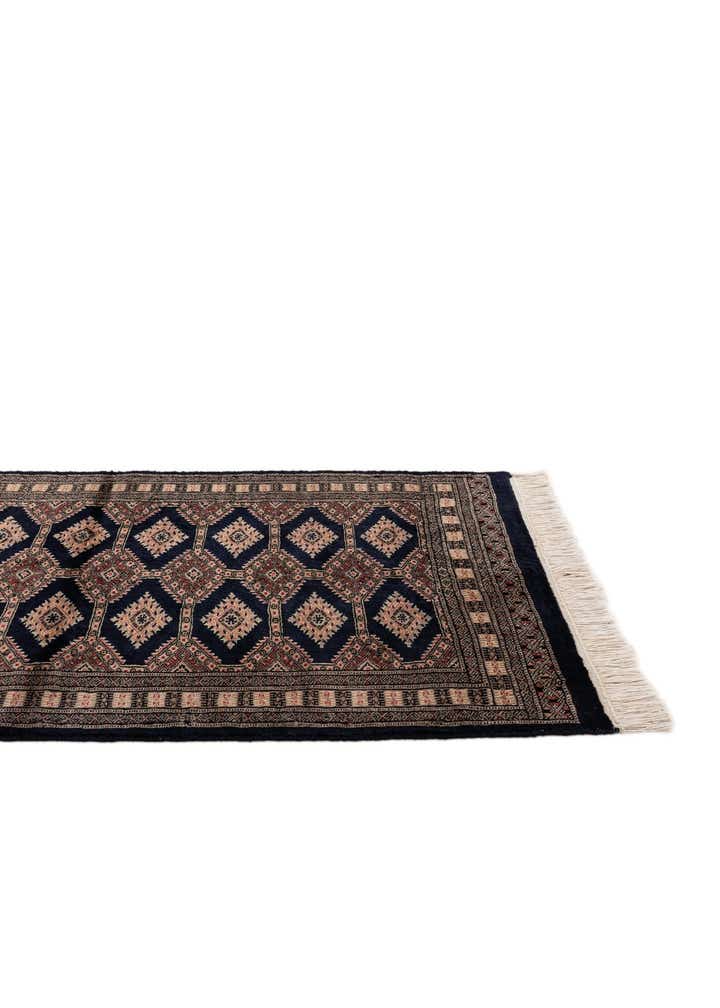 3' 1 x 4' 9 Hand Knotted Bokhara Oriental Wool Rug