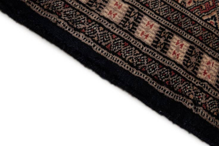 Detail image of 3' 1 x 4' 9 Hand Knotted Bokhara Oriental Wool Rug