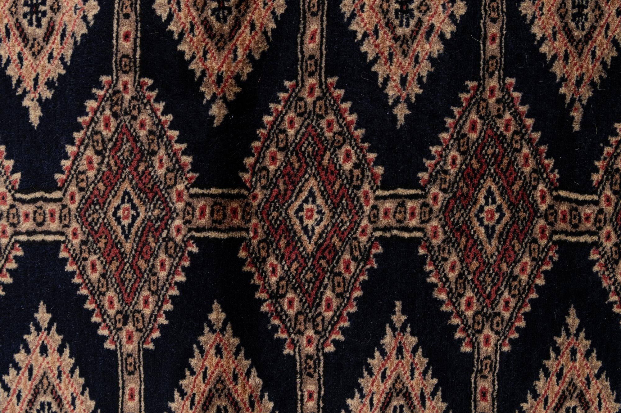 3' 1 x 4' 9 Hand Knotted Bokhara Oriental Wool Rug
