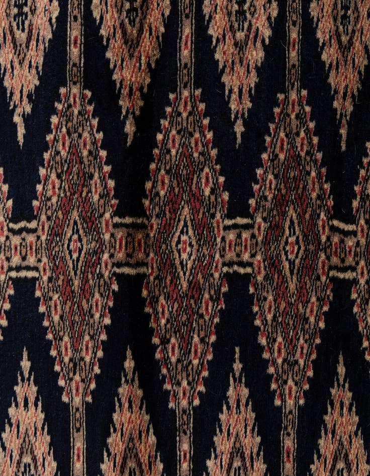 Detail image of 3' 1 x 4' 9  Hand Knotted Bokhara Oriental Wool Rug