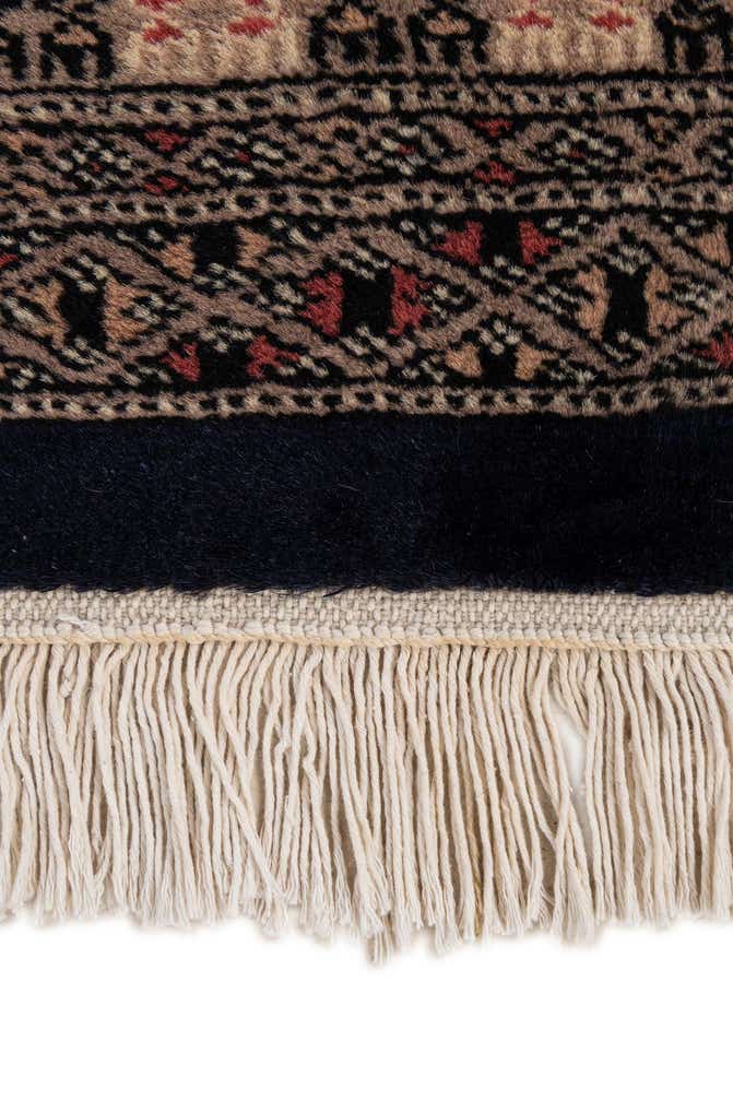 3' 1 x 4' 9 Hand Knotted Bokhara Oriental Wool Rug