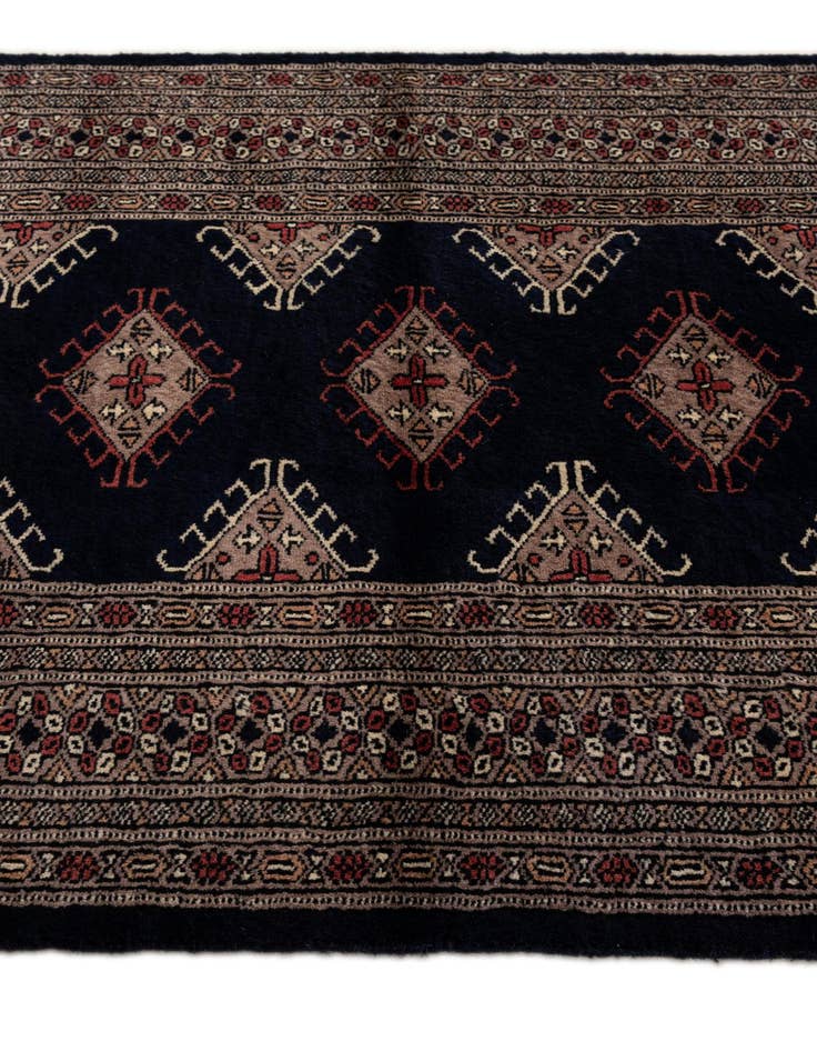 Detail image of 3' 2 x 5'  Hand Knotted Bokhara Oriental Wool Rug