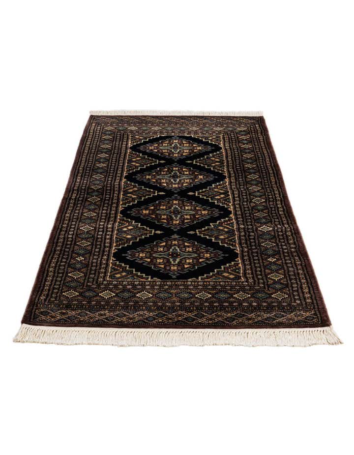 3' x 5' 3 Hand Knotted Bokhara Wool Rug