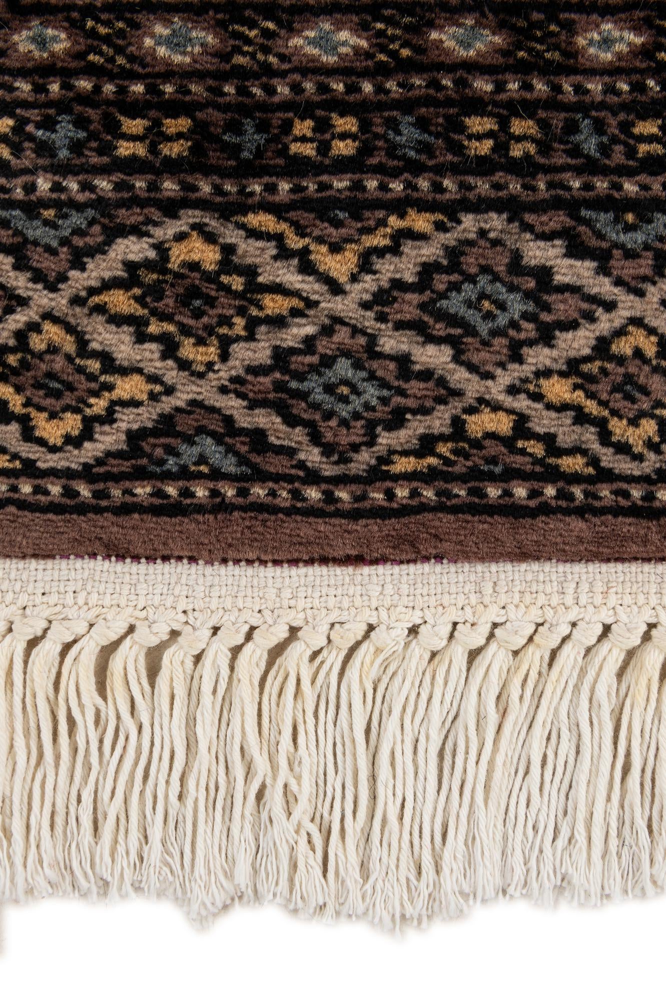 3' x 5' 3 Hand Knotted Bokhara Wool Rug