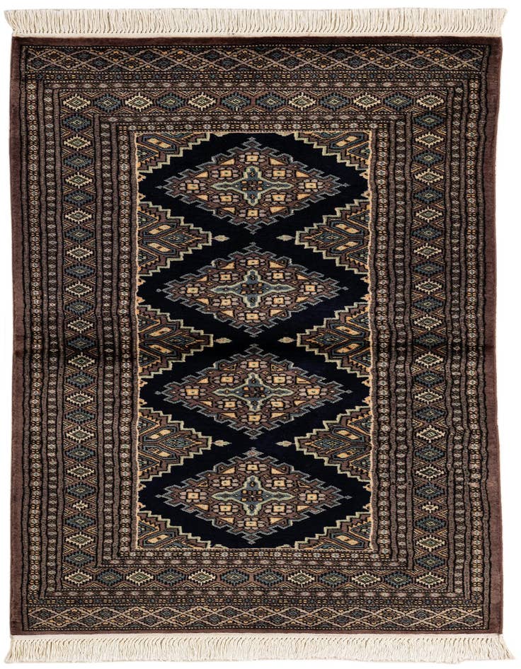 Detail image of 3' x 5' 3 Hand Knotted Bokhara Wool Rug