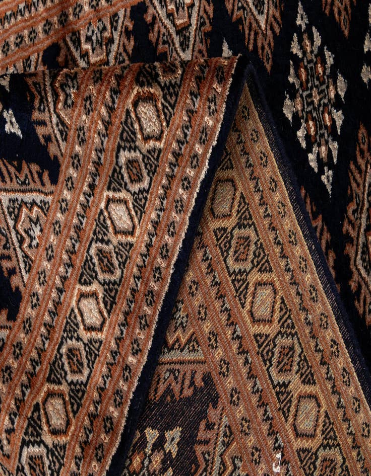 Detail image of 3' x 5' 3  Hand Knotted Bokhara Oriental Rug