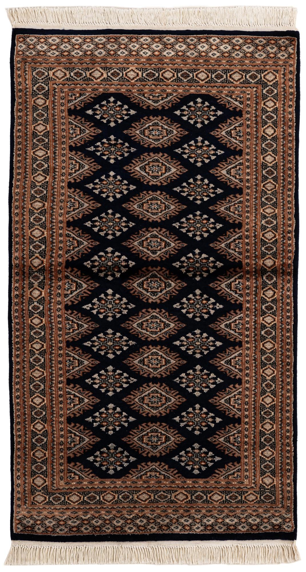 3' x 5' 3 Hand Knotted Bokhara Oriental Rug