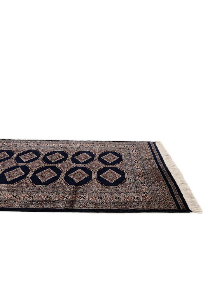 4' 3 x 5' 11 Hand Knotted Bokhara Oriental Wool Rug