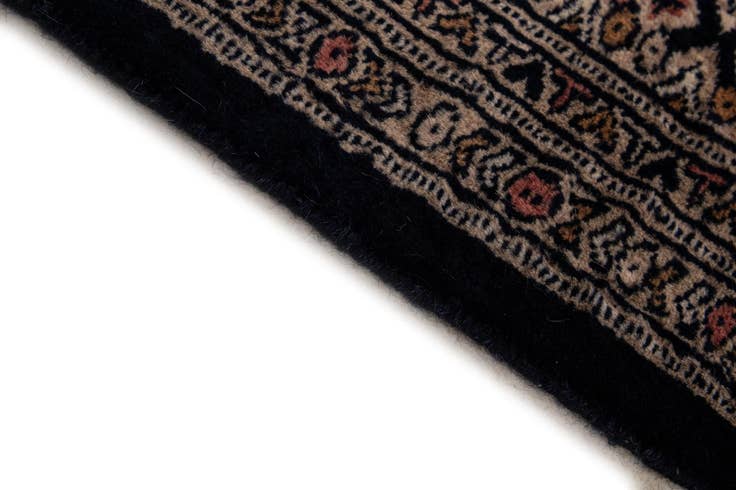 Detail image of 4' 3 x 5' 11 Hand Knotted Bokhara Oriental Wool Rug