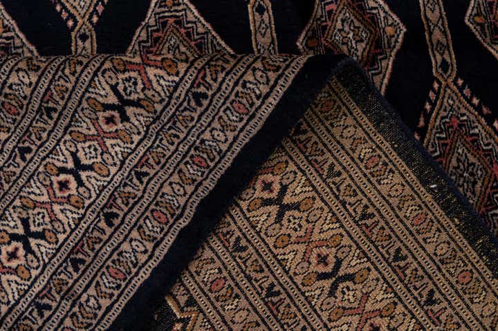 4' 3 x 5' 11 Hand Knotted Bokhara Oriental Wool Rug