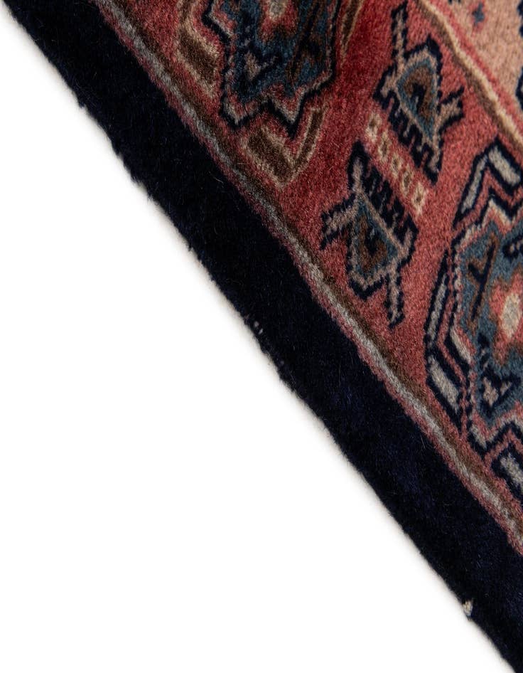 Detail image of 4' 4 x 5' 5  Hand Knotted Bokhara Oriental Wool Rug