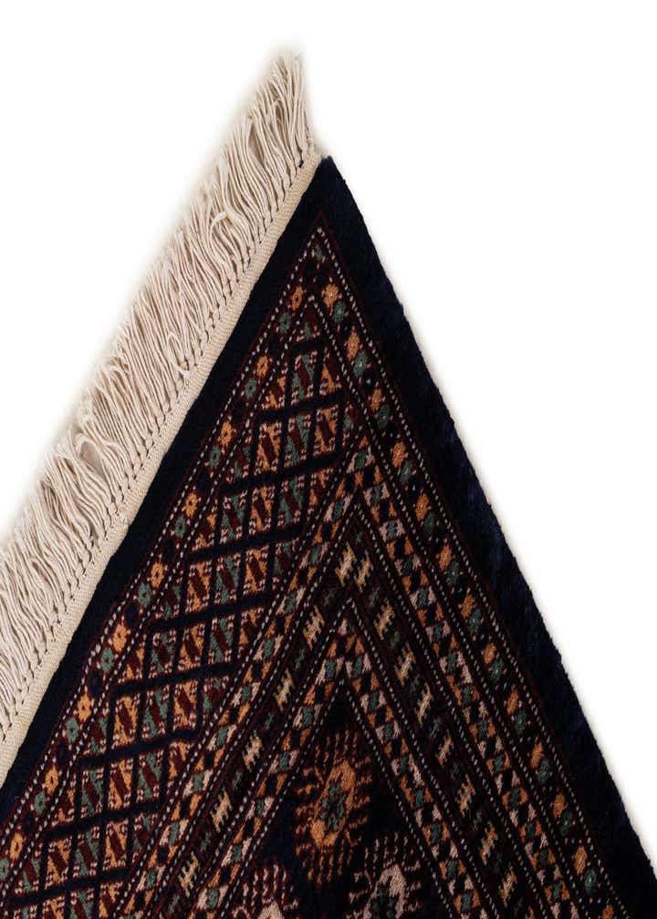 4' 4 x 6' 4 Hand Knotted Bokhara Oriental Wool Rug