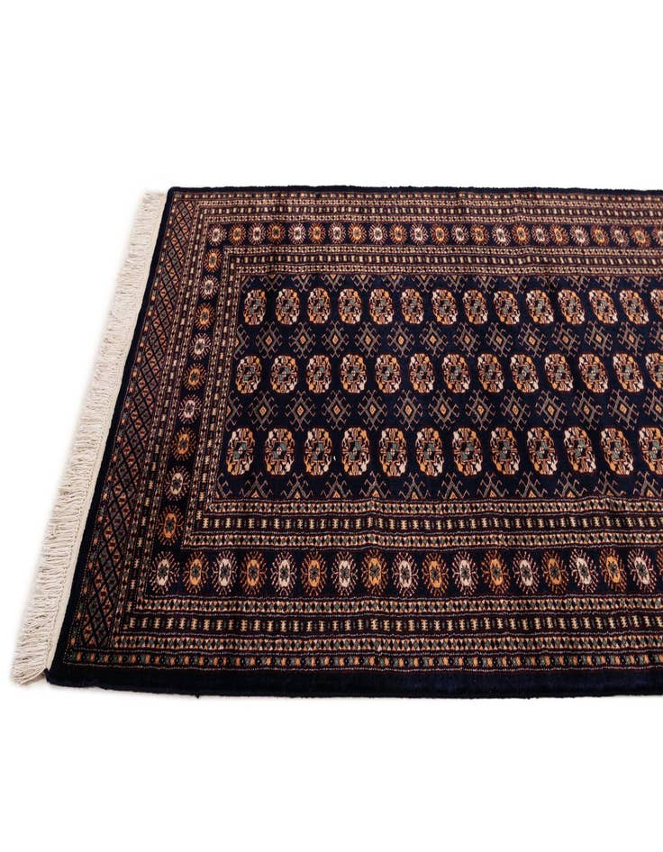 Detail image of 4' 4 x 6' 4  Hand Knotted Bokhara Oriental Wool Rug