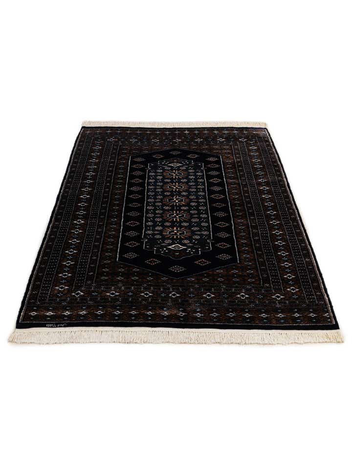 4' x 6' Hand Knotted Bokhara Oriental Rug