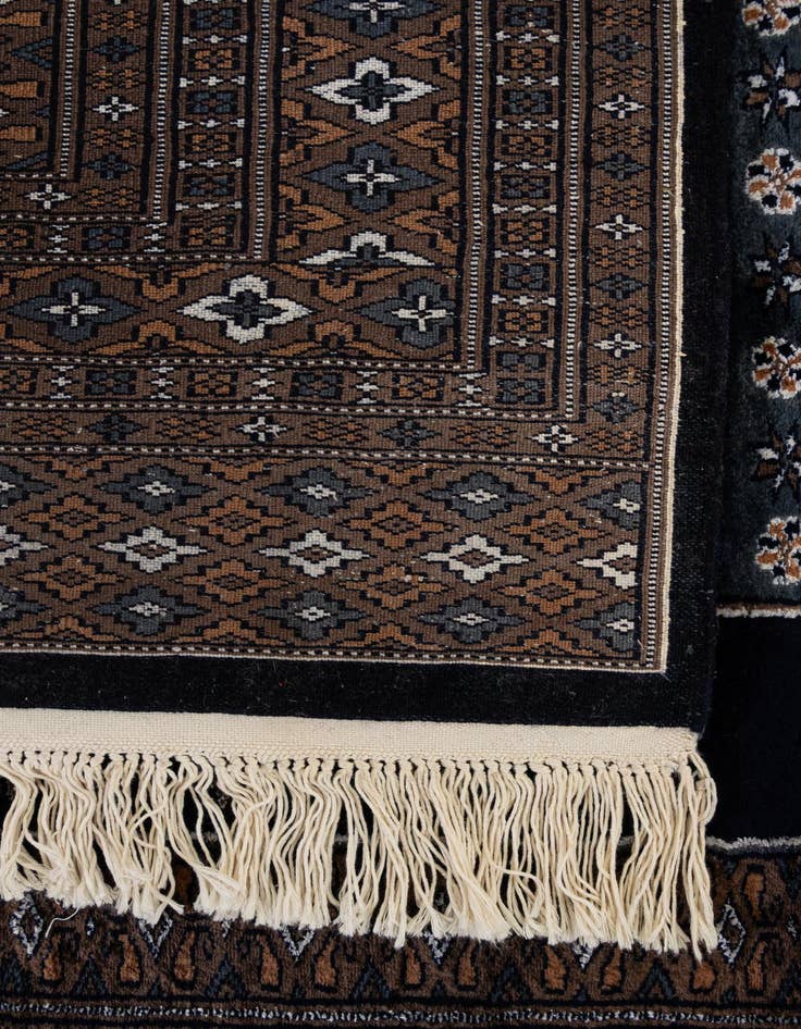 Detail image of 4' x 6' Hand Knotted Bokhara Oriental Rug