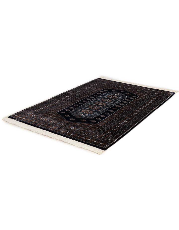 4' x 6' Hand Knotted Bokhara Oriental Rug