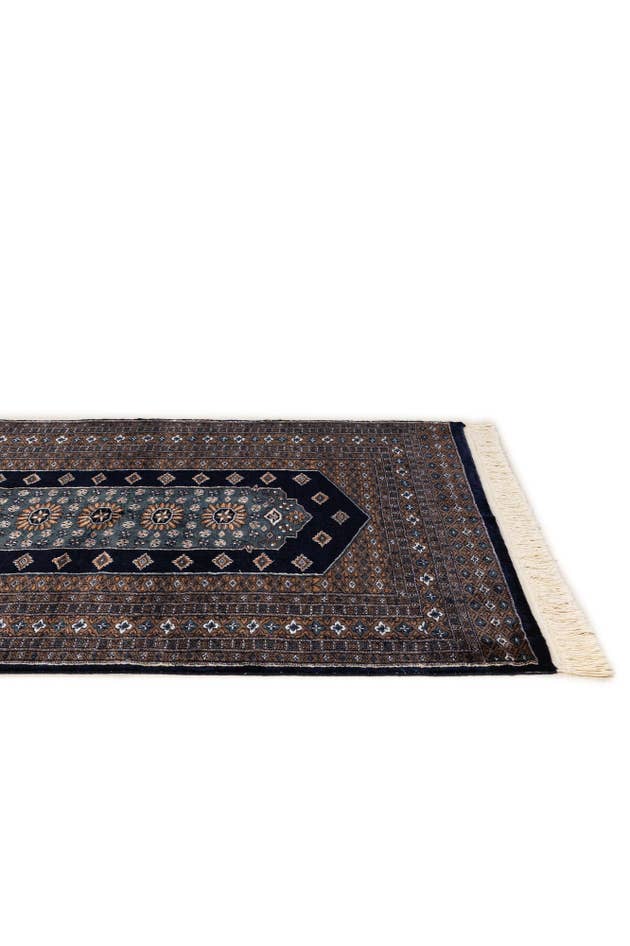 Detail image of 4' x 6' Hand Knotted Bokhara Oriental Rug