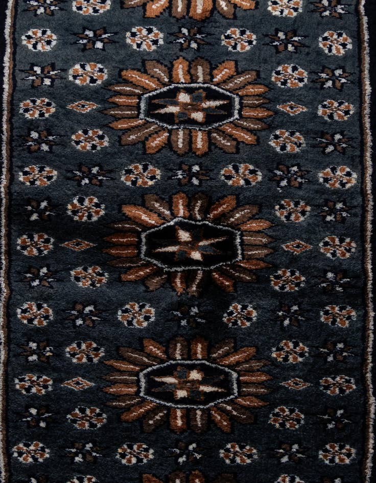 Detail image of 4' x 6' Hand Knotted Bokhara Oriental Rug