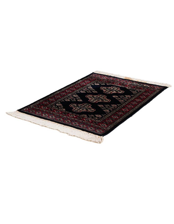 Detail image of 2' 2 x 3'  Hand Knotted Bokhara Oriental Wool Rug