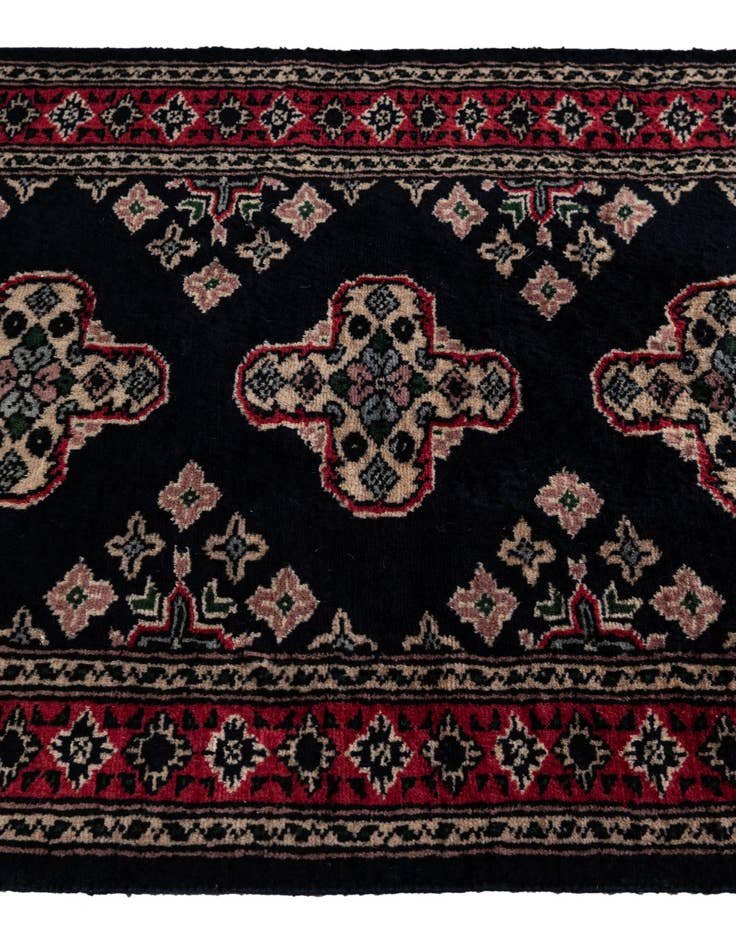 Detail image of 2' 2 x 3'  Hand Knotted Bokhara Oriental Wool Rug