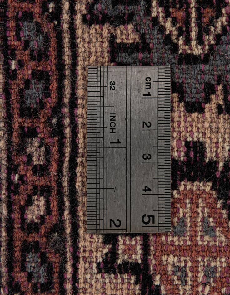 Detail image of 4' 2 x 6' 3  Hand Knotted Bokhara Oriental Wool Rug