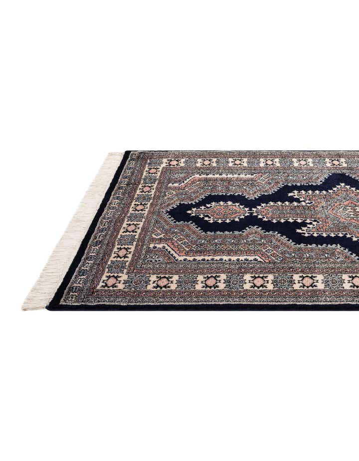 4' 2 x 6' 3 Hand Knotted Bokhara Oriental Wool Rug