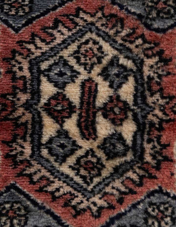 4' 2 x 6' 3 Hand Knotted Bokhara Oriental Wool Rug